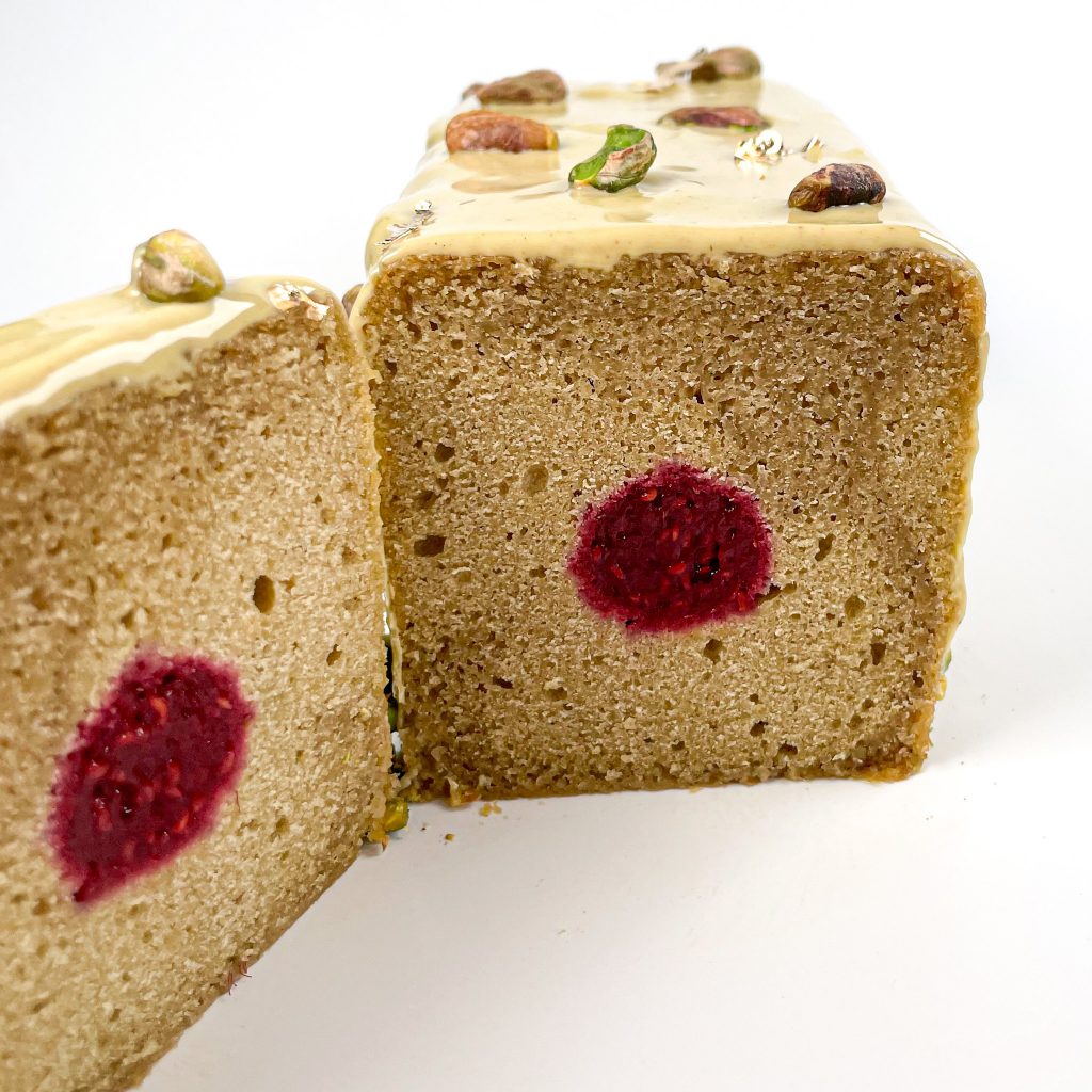 cake pistache framboise