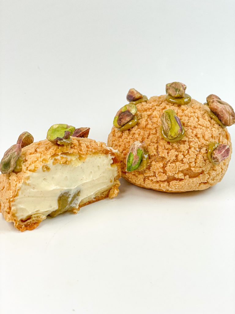 choux vanille pistache